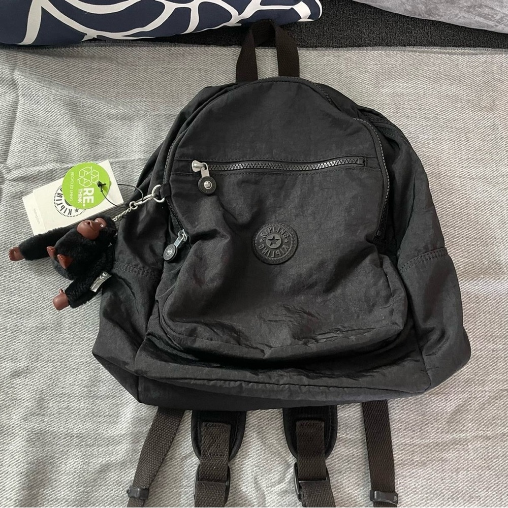Kipling Medium Black Backpack